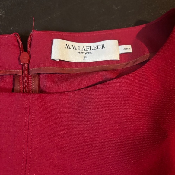M.M. Lafleur red dress - Picture 3 of 4